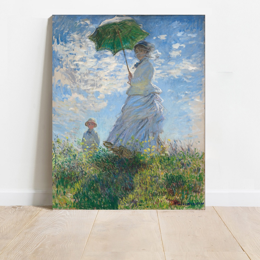 Woman with a parasol (Monet)